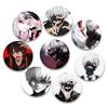 32/44/58mm Classic Anime Tokyo Ghoul Pins Kaneki Ken Badge Handmade Tinplate Brooches Breastpin for Backpack Clothes Gift Accessory