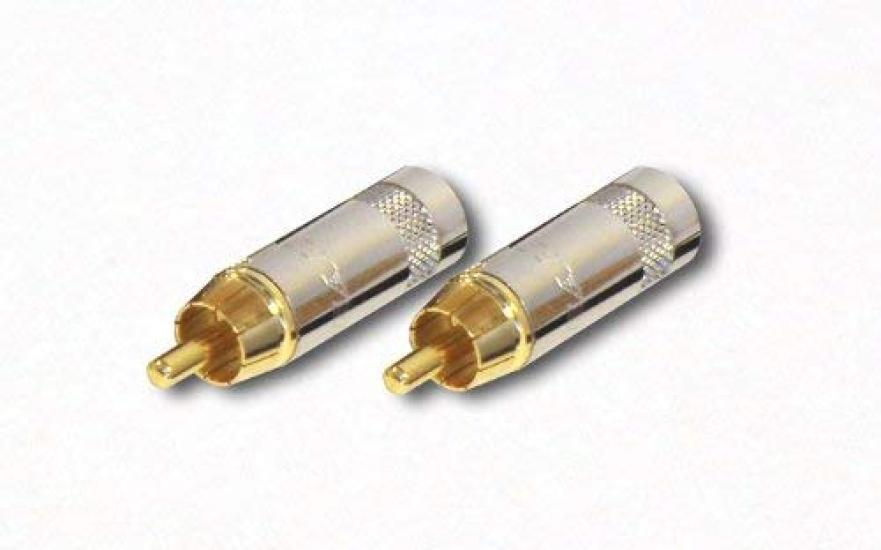 Mogami 2534 пара RCA японский корпус вилки серебристый (штыревой кабель) традиция! (пара 1,0 м, цвет (NYS352G))