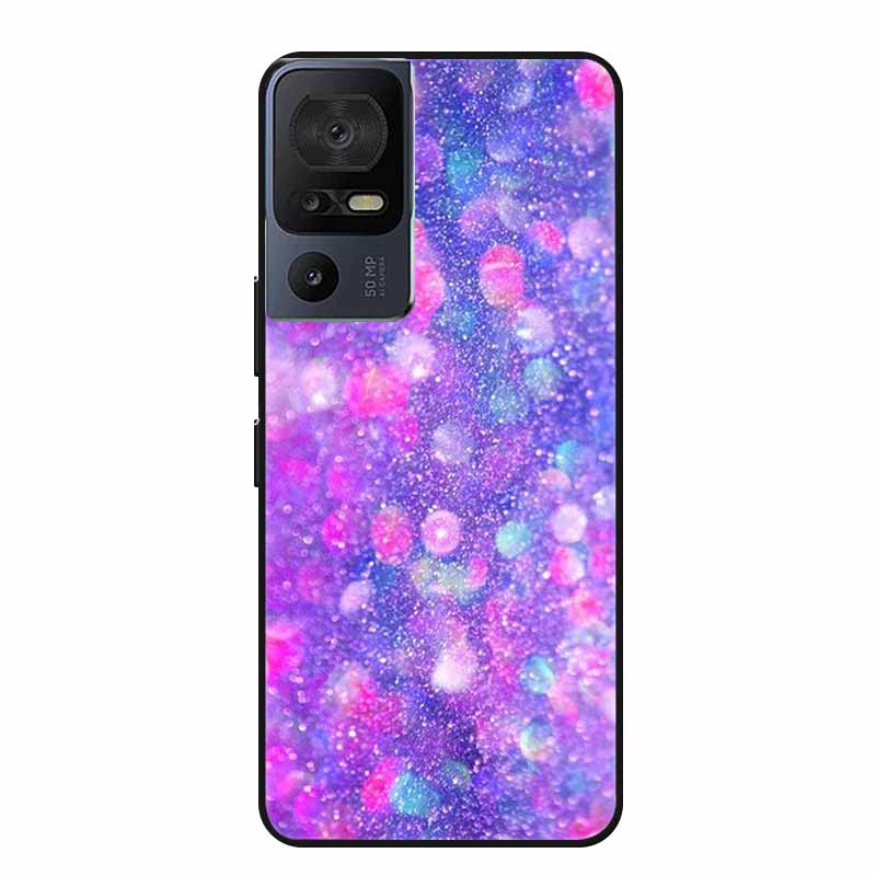 Чехол для телефона TCL 40 SE 40SE Coque Черный Силиконовый Мягкий Задний Чехол-Крышка Для TCL 40 SE Чехол Funda Для TCL40SE Capa 6.75" Оболочка
