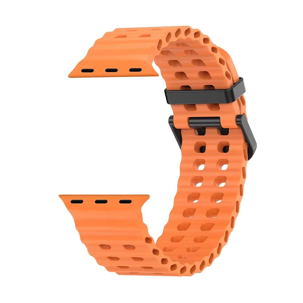 Ocean Strap for apple watch 10 Band 44mm 45mm 41mm 49mm 42mm 46mm silicone correa bracelet iWatch series 5 7 6 3 se 8 Ultra 2 9