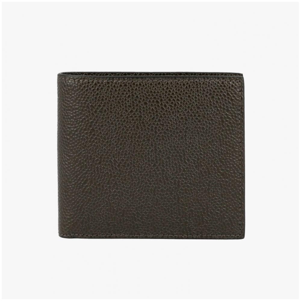 Thom Browne Pebble Grain Three Stripe Tab Wallet Maw023a 00198 206