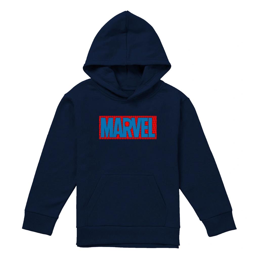Spider-Man Childrens/Kids Brick Logo Hoodie