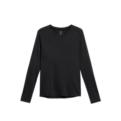 На X Focus Collaborati Fashi Влагоотводящая Быстросохнущая Мягкая Удобная Футболка с Длинным Рукавом Женские Топы Черный 1WD30120553