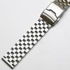 Brushed Stainless Steel Watch Band Strap 18mm 20mm 22mm 24mm Solid Metal Replacement Bracelet Men Black Silver WatchBand