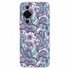 Чехол для Huawei Nova 12s Цветы Прозрачный ТПУ Силикон Funda Capa для Huawei nova 12s Мягкие Чехлы Nova12S 12 s Прозрачный Coque сумка