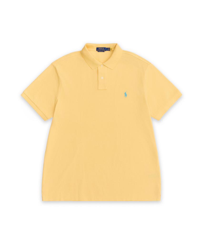 POLO RALPH LAUREN Custom Slim Fit Mesh Polo Shirt - Yellow