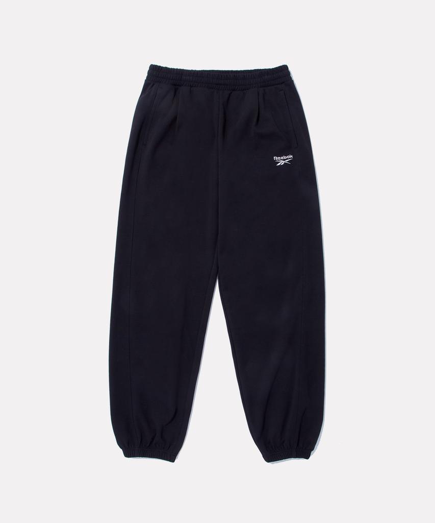 Reebok Широкие спортивные штаны-джоггеры - Черные