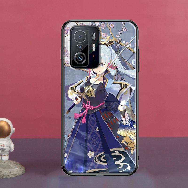 Kamisato Ayaka Genshin Impact для POCO X5 X3 F5 Pro X4 F4 GT M5s C40 F3 чехол для Xiaomi 13 Lite 12 11T 12T Pro 12X чехол
