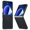 For Samsung Galaxy Z Flip7 5G Case PU Leather Coated PC Anti-Drop Folding Phone Cover