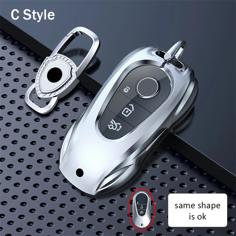 Новый модный чехол-брелок из цинкового сплава Ziny для ключа автомобиля Mercedes Benz A B C E S Class W204 W205 W210 W212 W213 W176 W463 GLC GLB GLE AMG
