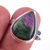Ruby In Zoisite Handmade Lab-Created 925 Sterling Silver Jewelry Ring S.9 J7U42