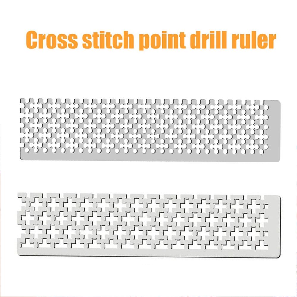 Нержавеющая сталь точечная дрель аксессуар для вышивания рисунок линейка вышивка крестиком инструменты для алмазной живописи