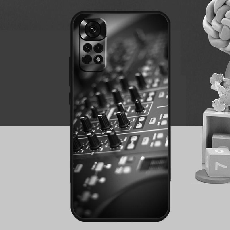 Чехол-кейс для музыкального DJ-контроллера-микшера для Xiaomi Redmi Note 14 13 12 11 10 15 Pro Plus Redmi 15 C 13C 10C 12C 14C Мягкая крышка