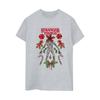 Netflix Womens/Ladies Stranger Things Christmas Demogorgon Cotton Boyfriend T-Shirt