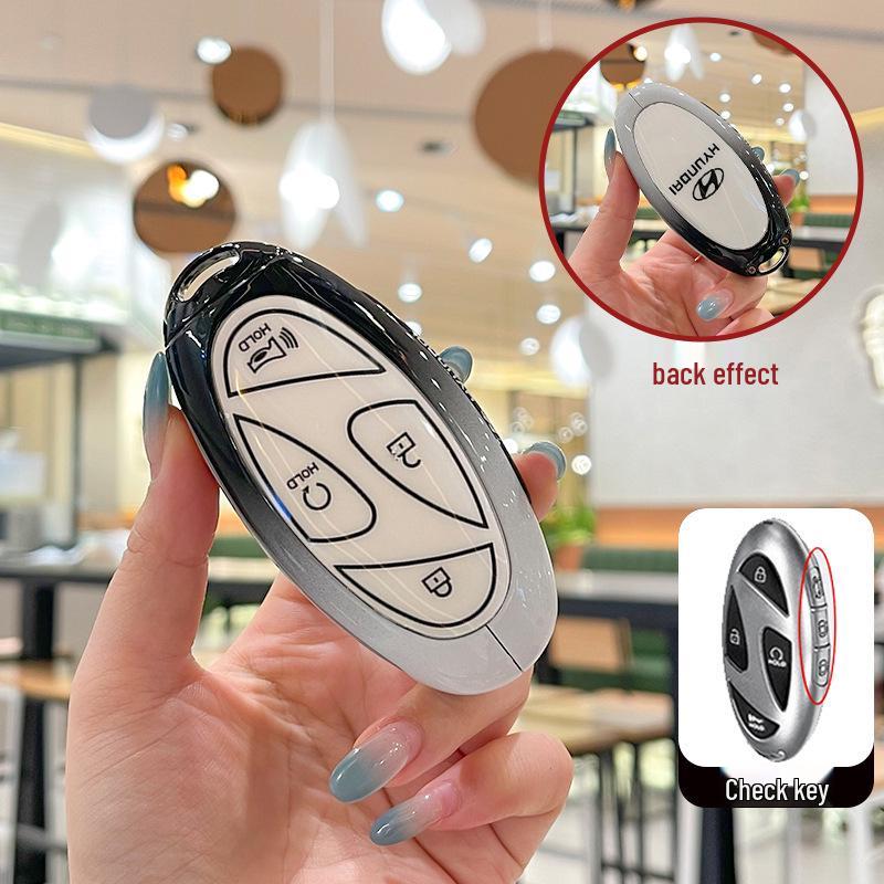 Чехол для ключа Hyundai Tucson L 2025: Полностью металлический корпус для новой модели 5-го поколения