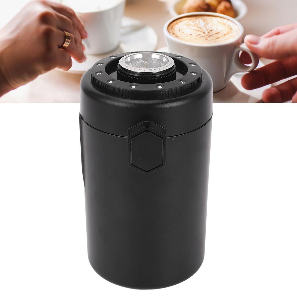 Герметичная банка для кофе Двойной слой Нержавеющая сталь 304 Контейнер для кофе с мерной ложкой для кофейных зерен, молотого кофе, чая