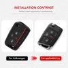 Silicone Car Remote Key Cover Case For Volkswagen VW Golf 7 Tiguan Alltrack Sportwagen Atlas POLO Skoda Octavia
