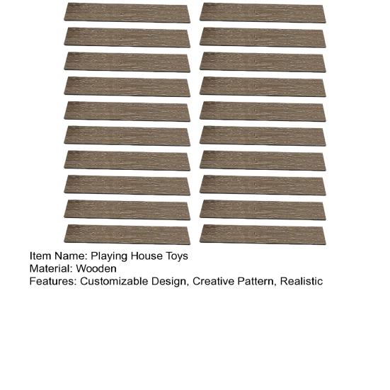 20 шт. Миниатюрные кукольные домики Деревянный пол Самоклеящиеся Доски для пола детского домика для Аксессуаров для кукольных домиков Реалистичная текстура DIY Украшение кукольного домика