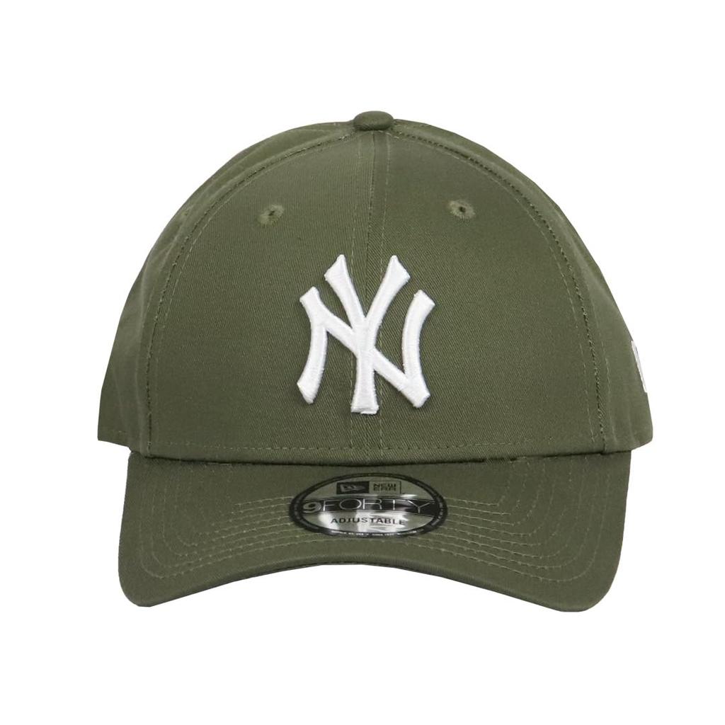 New Era 9FORTY Cap for Men and MLB Major League Baseball New York Olive Khaki Free 80636010 Women, Cap, Unisex, Logo, Brand Yankees, Essential,