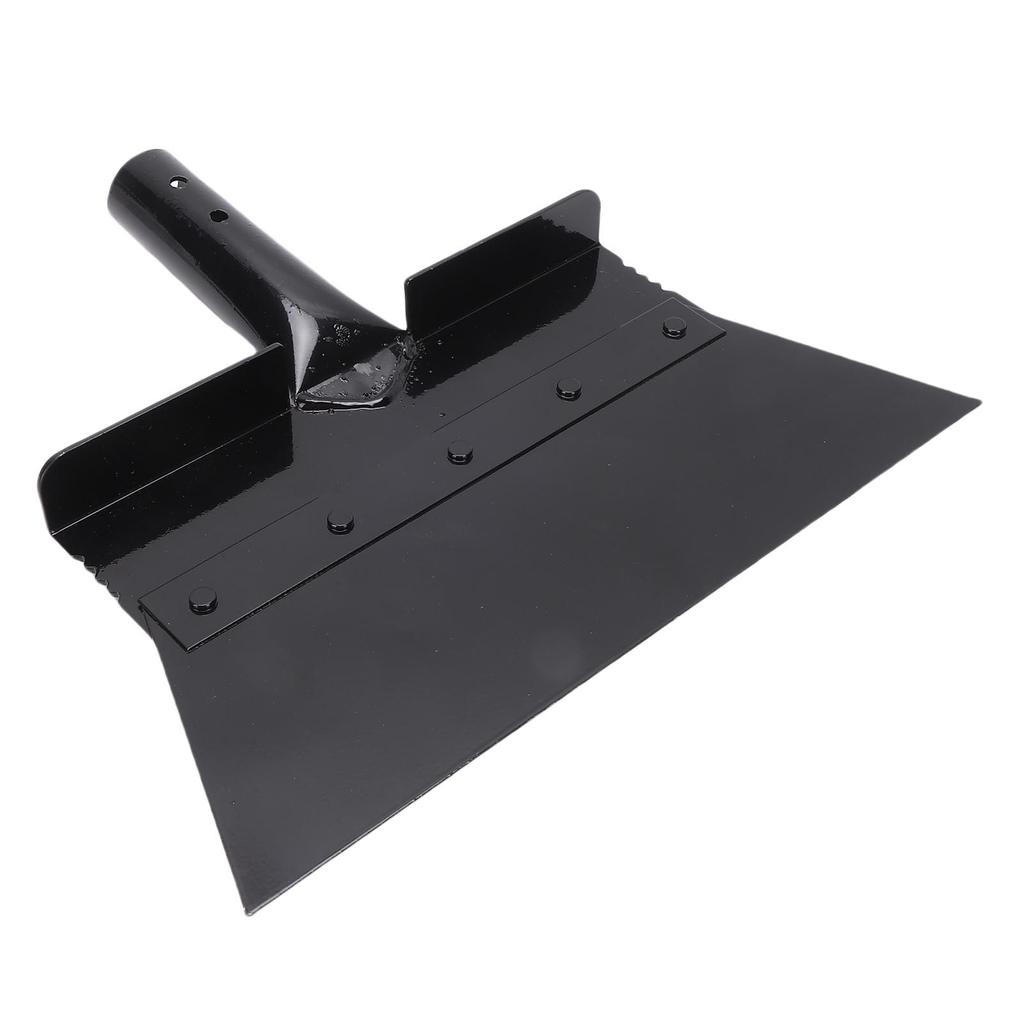 28CM Flat Shovel Head Multifunctional Heavy Duty Steel Scraper Shovel Tool for Garden Cleaning Weeding Snow Removal