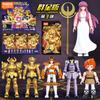 Blokees Saint Seiya Галактическая Версия 3 Фигурки Действия Саори Кидо Му Альдебаран Айолос Маска Смерти Аниме Фигурка Коллекционная Модель Подарки