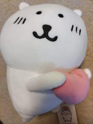 [Б/У] NONGDOMGOM Корейская версия плюшевой игрушки Jibun Tsukkomi Kuma с сердцем