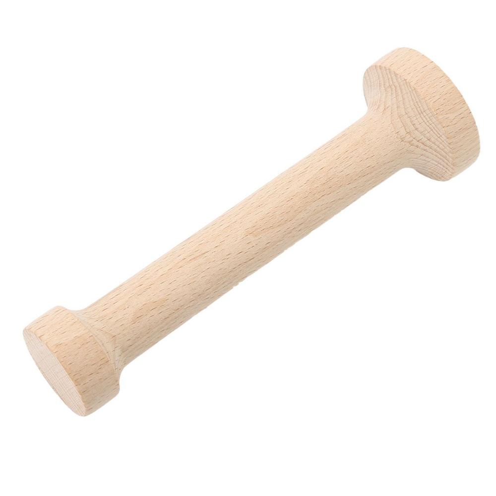 Home Baking Egg Tart Pusher Wooden Portable Eggtart Mold Tart Tamper Dough Press Pastry Tools