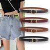 Belt Vintage Leather Women Versatile Decorative Waistband Casual Jeans Strap