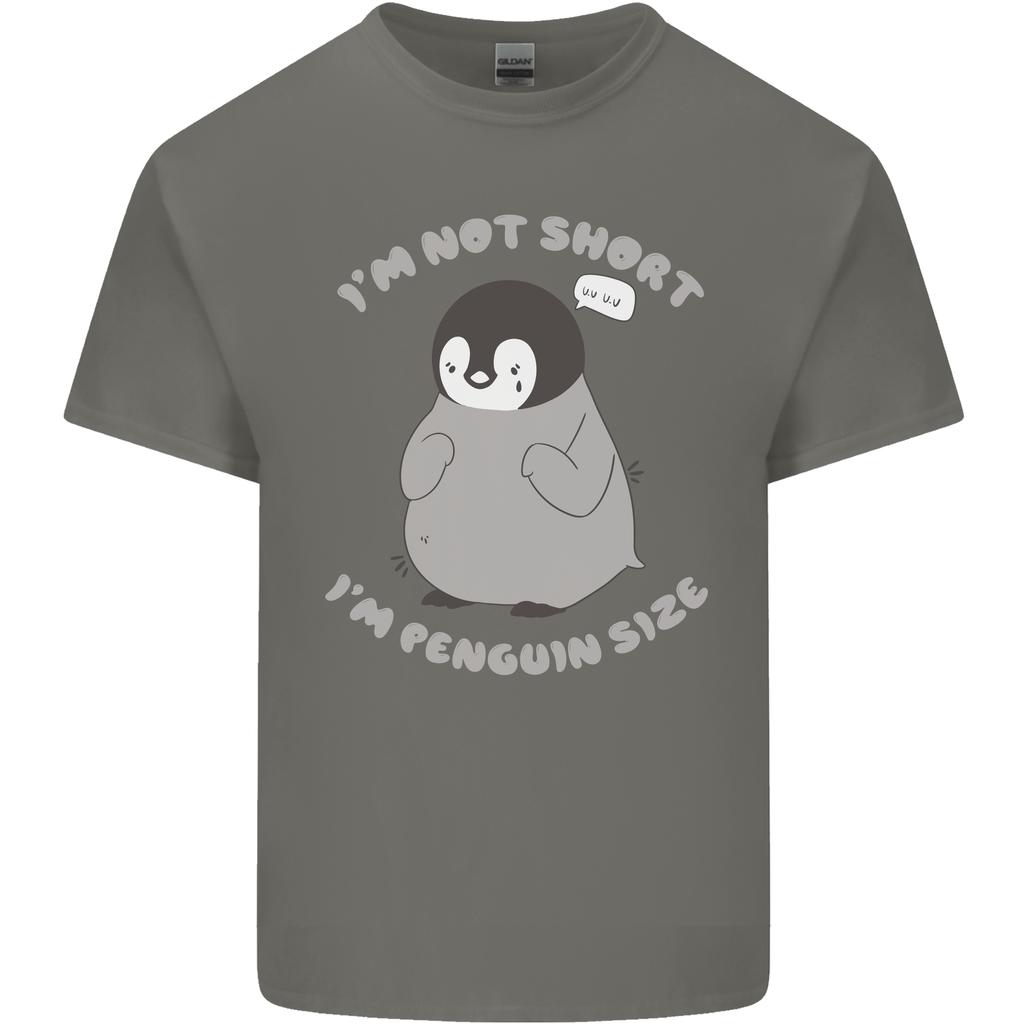 Im Not Short Im Penguine Size Funny Unisexs Light Cotton TShirt