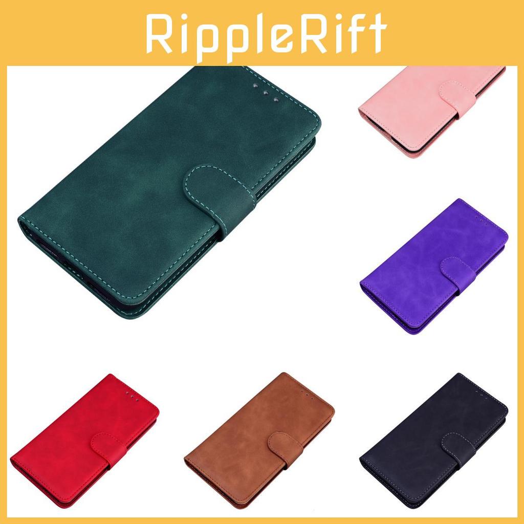 A06 For Galaxy Solid Color Skin Leather Phone Case Women Magnetic Men