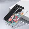 Магнитный прозрачный чехол Full-Coverage «Море цветов» для iPhone 15/16/17 ProMax