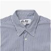 Comme DeS Gar OnS Play Black Heart Wappen Stripe Men S Shirt P1b018 1