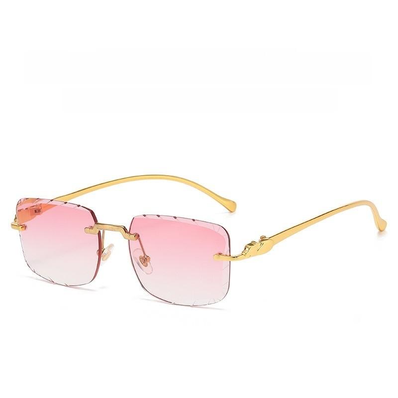 Солнцезащитные очки с принтом леопарда для мужчин и женщин с металлической оправой и поликарбонатными линзами для путешествий