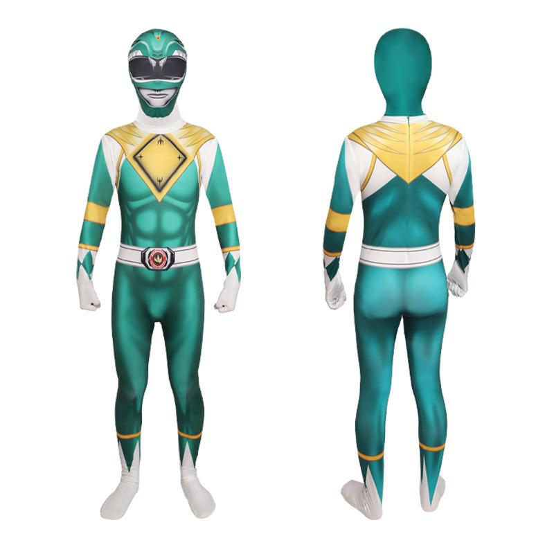 Direct Supply From The Manufacturer For Power Ranger Cosplay Full-Coverage One-Piece Suit Power Ranger Cosplay From The Zentai Team