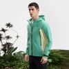 New FILA Athletics Mountain Versatile Waterproof And Windproof Windbreaker Jacket Men's Cardamom Green GN A11M527702F-GN