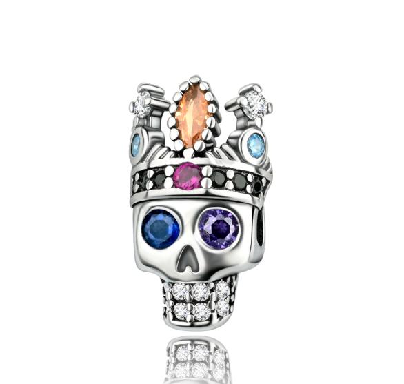 Funny Halloween Charms 925 Silver Pumpkin Ghost Witch Magic Hat Pendant Bead Fit Bracelet Necklace DIY Jewelry
