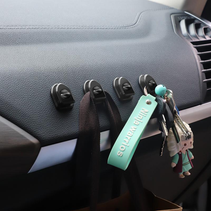 NRZV5 For Mercedes Benz AMG Car Hook Portable Mini Hook-An invisibl Storage interior Accessories  Car Decal W214 W205 W204 W206 W213