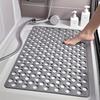 1 шт. Коврик для ванны TPE Защита окружающей среды Коврик для ванной противоскользящий Пористый водопроницаемый с присосками Противоскользящий коврик Коврик против падений