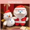 Toy Plush Santa Multi Color Design Children Room Christmas Decoration Gift Doll