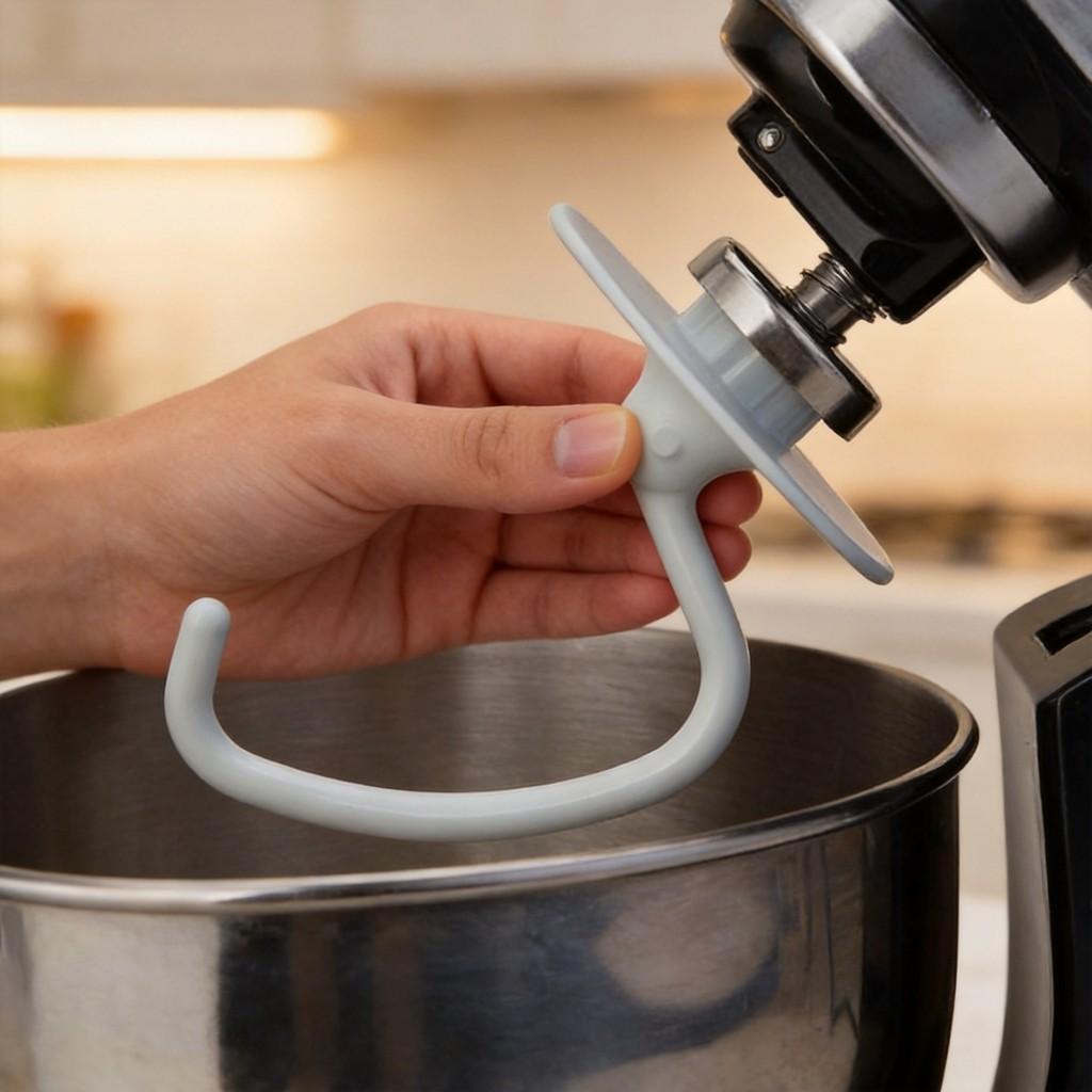 Крюк для теста Kitchenaid с алюминиевым покрытием для моделей K45dh, KSM90, K45