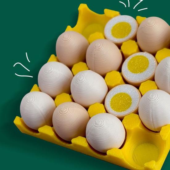 3D держатель для яиц Магнит на холодильник, Магнит на холодильник Фермерский лоток для яиц, Декоративные аксессуары для холодильника, шкафчика в домашнем офисе, на кухне