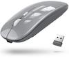 For 2025 Wireless Bluetooth Optical Ideal for DPI Compatible with and PC [New & Ultra-Slim] Mouse, Quiet, Type-C, Rechargeable, High-Precision, Small,