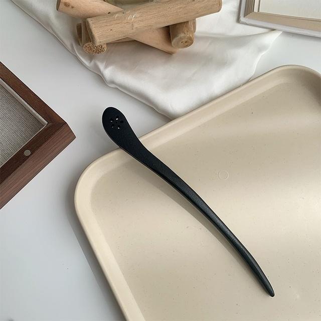 Новая женская мода Простая черная деревянная заколка для волос Взрослые милые заколки Женские аксессуары для волос Головные уборы
