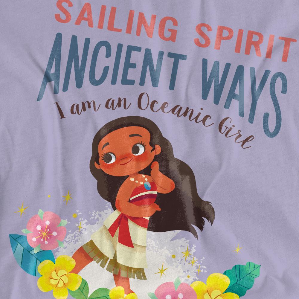 Moana Womens/Ladies Sailing Spirit T-Shirt