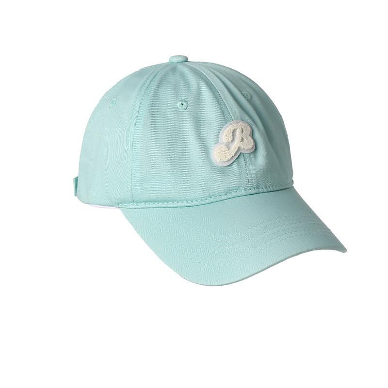 Stylish Korean Yellow Letter Embroidered Baseball Cap For Women Spring Summer 2024