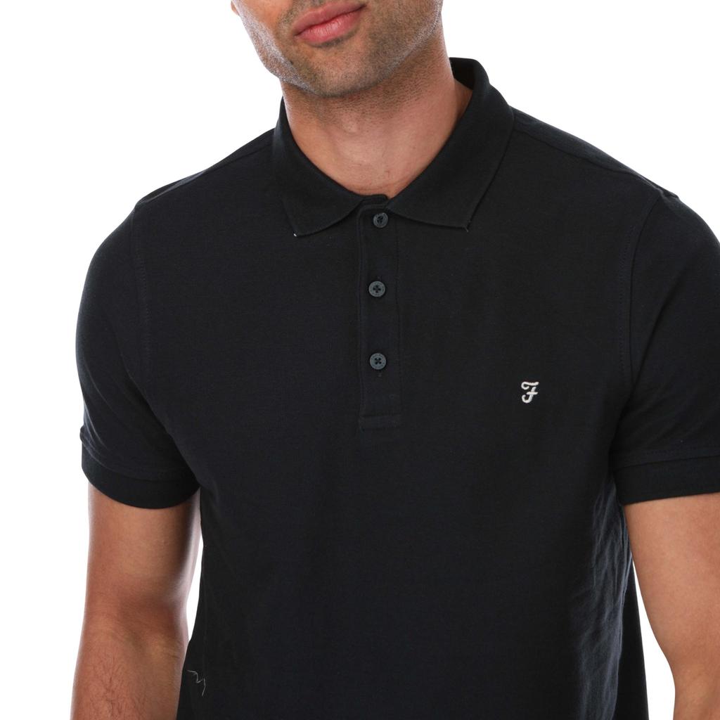 Farah Mens Cove Short-Sleeved Polo Shirt