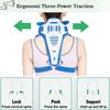 Neck Brace Support Orthosis, Adjustable Cervical Collar, Fixable Neck Posture Corrector, Traction Spine Alignment