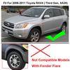 Комплект брызговиков для Toyota RAV4 без расклешения 2006-2012, брызговики, брызговики, брызговики Fender 2007 2008 2009 2010 2011