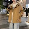 2025 Autumn Men's Youth Korean Style Hooded Casual Jacket: Trendy, Loose, Versatile Outdoor Outerwear
