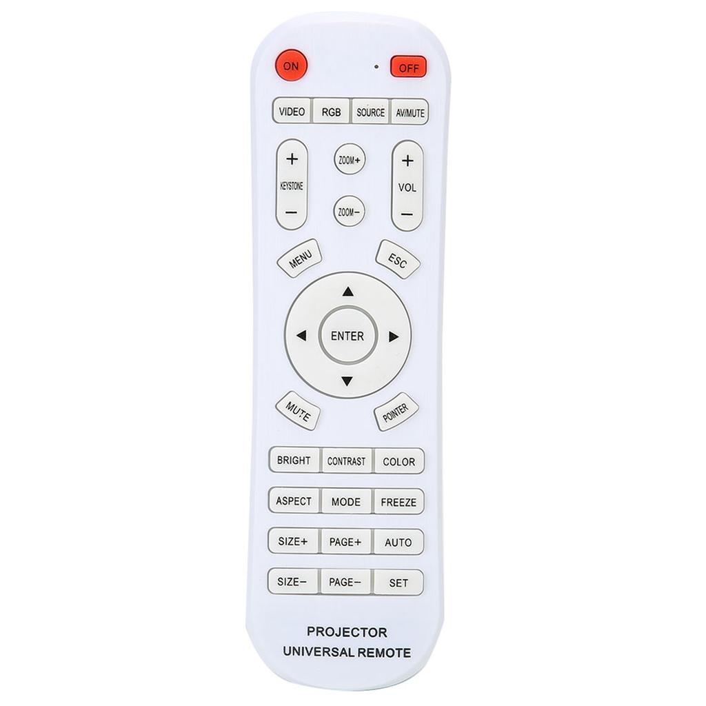 White Remote Control Controller Replacement for Projector